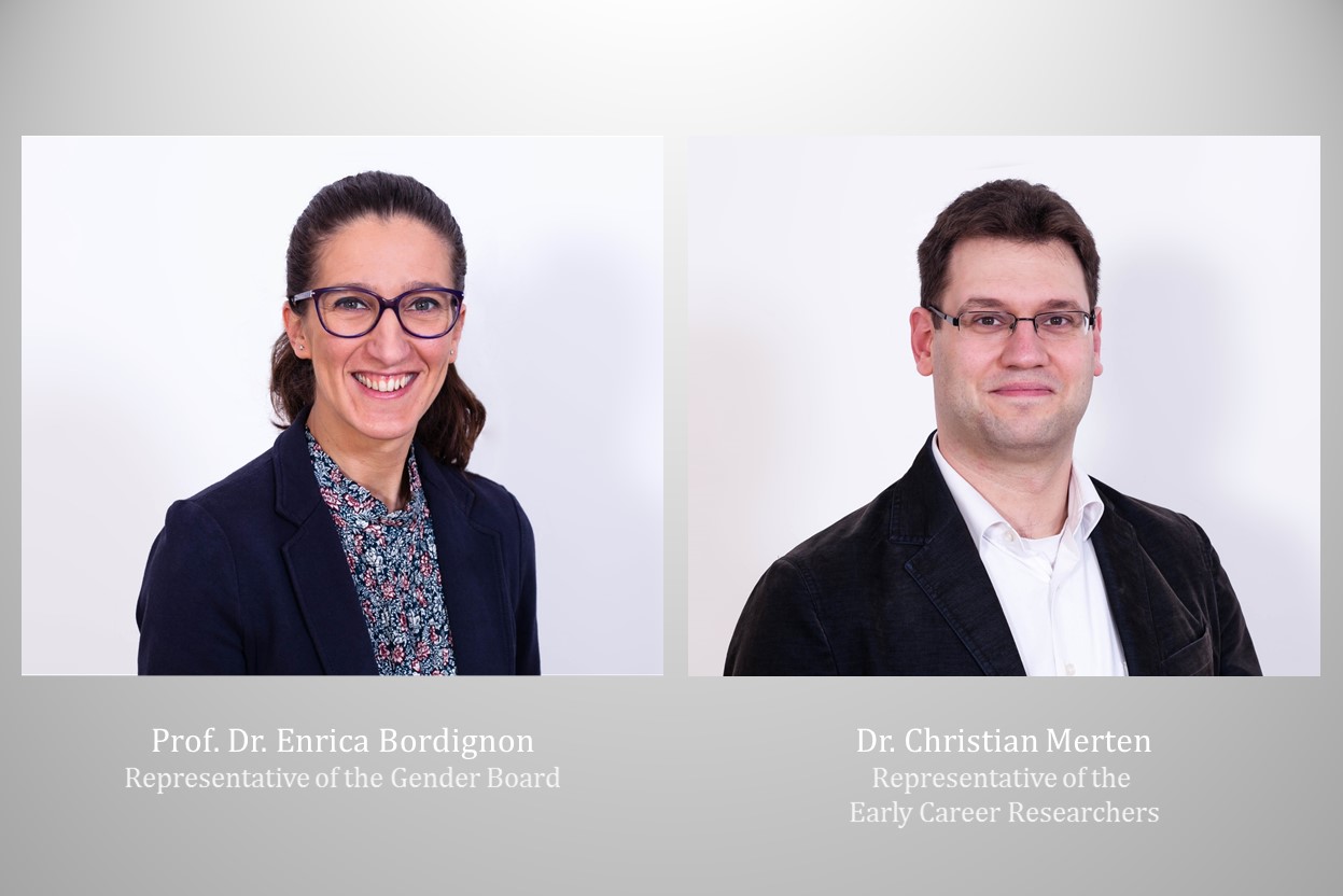 Enrica Bordignon new Representative of the Gender Board. Christian Merten new Representative of the ECR.